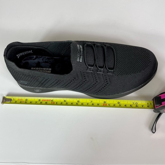 NEW! Skechers Size 9W Go Step Lite True Joy Black Slip On Tennis Shoes #… - Picture 12 of 14